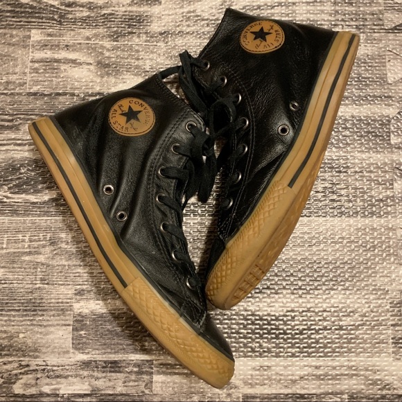 leather chuck taylors for kids